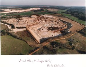 Kaolin mine, Avant Mine, for the Thiele Kaolin Company, Sandersville, Washington County, Georgia, August 1994.