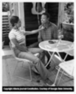 Bunnie Jackson-Ransom (formerly Bunnie Jackson) with husband Ray Ransom, 1982