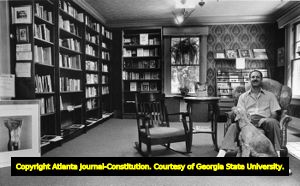Gene Loring in his gay and lesbian bookstore, Christopher's Kind, Atlanta, Georgia, September 12, 1984.