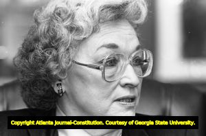 Gretta M. Dewald, during her tenure as Executive Assistant to the DeKalb County CEO Manual Maloof, Atlanta, Georgia, March 17, 1988.