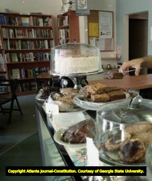 Philip Rafshoon, owner of Outwrite Bookstore and Coffeehouse, Atlanta, Georgia, November 10, 1994.