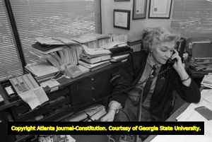 Gretta M. Dewald, during her tenure as Executive Assistant to the DeKalb County CEO Manual Maloof, Atlanta, Georgia, March 17, 1988.