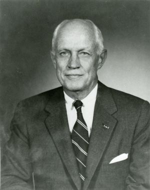 Judge Elbert Parr Tuttle, Atlanta, Georgia, ca. 1954. Copy print from the 1960s.