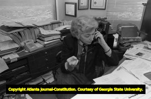 Gretta M. Dewald, during her tenure as Executive Assistant to the DeKalb County CEO Manual Maloof, Atlanta, Georgia, March 17, 1988.