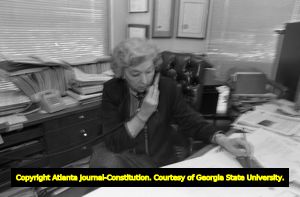 Gretta M. Dewald, during her tenure as Executive Assistant to the DeKalb County CEO Manual Maloof, Atlanta, Georgia, March 17, 1988.