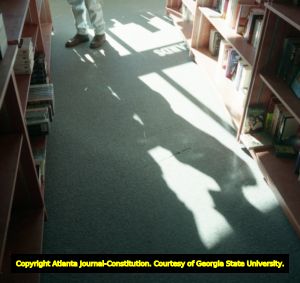 Philip Rafshoon, owner of Outwrite Bookstore and Coffeehouse, Atlanta, Georgia, November 10, 1994.