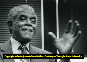Civil Rights attorney Donald L. Hollowell, Atlanta, Georgia, February 12, 1986.