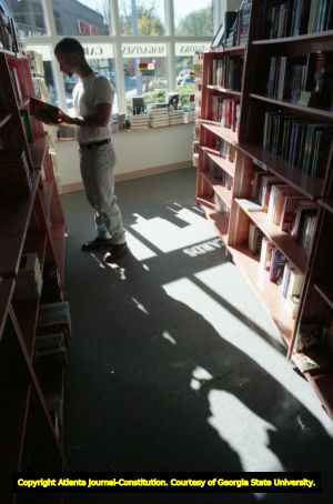 Philip Rafshoon, owner of Outwrite Bookstore and Coffeehouse, Atlanta, Georgia, November 10, 1994.