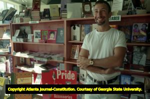 Philip Rafshoon, owner of Outwrite Bookstore and Coffeehouse, Atlanta, Georgia, November 10, 1994.