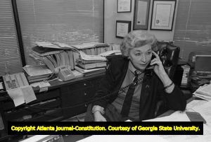 Gretta M. Dewald, during her tenure as Executive Assistant to the DeKalb County CEO Manual Maloof, Atlanta, Georgia, March 17, 1988.