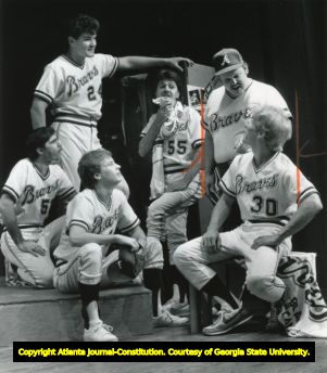 Cast of Richard Adler and Jerry Ross' "Damn Yankees," performed by the Atlanta Musical Theatre Project, Atlanta, Georgia, September 26, 1985.