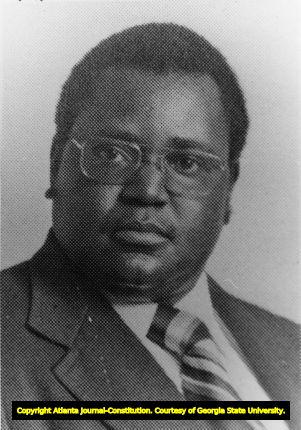 Portrait photograph of Atlanta police Officer Willie D. Cameron, who was murdered on February 6, 1987, Atlanta, Georgia, 1980s?