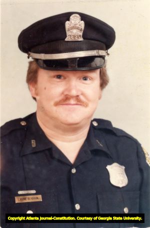 Murdered Atlanta police Officer Layne B. Cook, Atlanta, Georgia, 1980s.