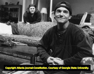 Scene from Chris Coleman's "Looking for a City," Actor's Express, Atlanta, Georgia, December 1993.