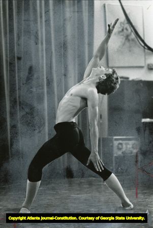 Gil Boggs, principal dancer with Atlanta Ballet (1978-1982), Atlanta, Georgia, June 25, 1980.