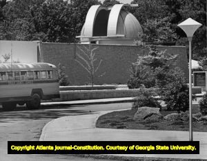 Exterior of Fernbank Observatory at the Fernbank Science Center, Atlanta, Georgia, May 5, 1971.