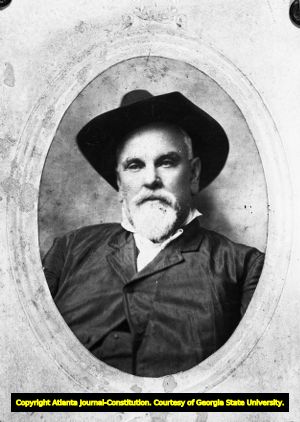 James M. Smith (1839-1915), oval portrait photograph, Bibb County, Georgia, 1890s?