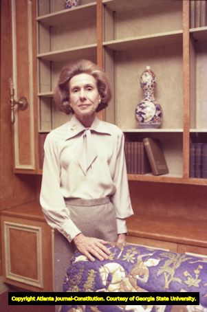 Anne Cox Chambers, at home in Atlanta, Georgia, March 9, 1977.