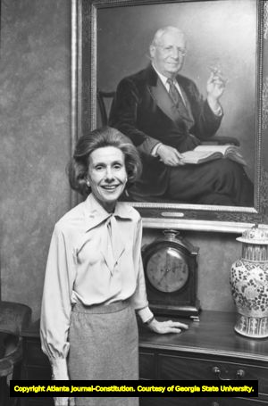 Anne Cox Chambers, at home in Atlanta, Georgia, March 9, 1977.
