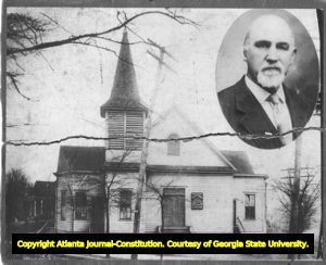 North Atlanta Baptist Church, 10th Street and Hemphill Avenue, Atlanta, Georgia, ca. 1900.