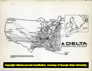 Delta route map.
