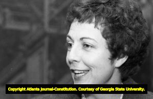 Feminist activist and writer Sonia Johnson, Atlanta, Georgia, January 18, 1981.