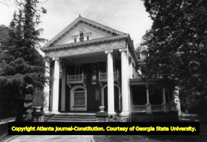 Callan Castle, built for Asa Candler between 1902 and 1904, Inman Park, Atlanta, Georgia, May 11, 1977.