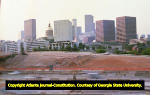 Highway construction, Atlanta, Georgia, June 16, 1988.