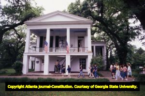 Cub scouts visiting Oakleigh, a historic house museum, Mobile, Alabama, April 22, 1988.