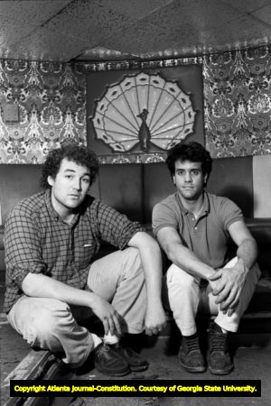 Restaurateurs Clay Harper and Mike Nelson, owners of Royal Peacock Nightclub, 186 Auburn Avenue, N.E., Atlanta, Georgia, February 2, 1988.