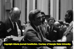 Georgia State Senator Jack Stephens during the Georgia Senate's vote on the ratification for the ERA, Atlanta, Georgia, January 21, 1980.