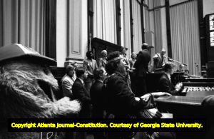 Atlanta Braves during the Georgia Senate's vote on the ratification for the ERA, Atlanta, Georgia, January 21, 1980.