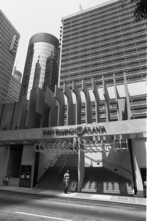 Hyatt Regency on Peachtree Center Avenue, Atlanta, Georgia, July 10, 1989.