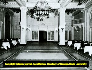 Georgian Terrace Hotel, Grand Ballroom, Atlanta, Georgia, 1918. Dot-separated published print.