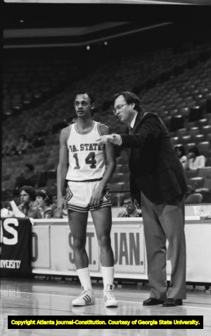 Georgia State University versus University of South Florida basketball, Atlanta, Georgia, January 24, 1980.