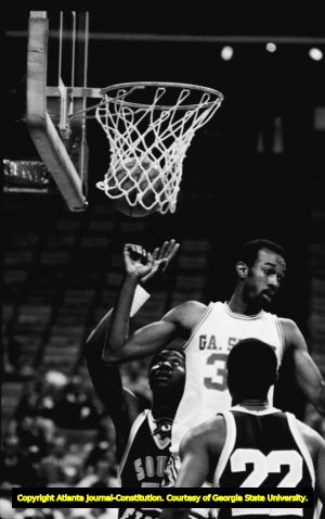 Georgia State University versus University of South Florida basketball, Atlanta, Georgia, January 24, 1980.