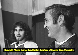 Georgia State University versus Georgia Institute of Technology hockey, Smyrna, Georgia, January 31, 1981.