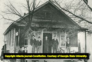 Manning Department Store on Main Street in Alpharetta, Georgia, ca. 1920.