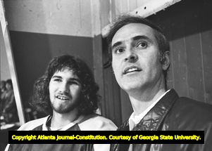 Georgia State University versus Georgia Institute of Technology hockey, Smyrna, Georgia, January 31, 1981.