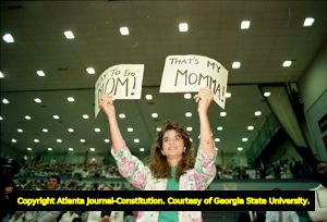 Georgia State University commencement, Atlanta, Georgia, June 18, 1988.