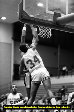 Georgia State University versus University of South Florida men's basketball, Atlanta, Georgia, February 4, 1982.