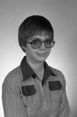 Nancy Mangiafico, photojournalist for the Atlanta Journal-Constitution, Atlanta, Georgia, 1981.