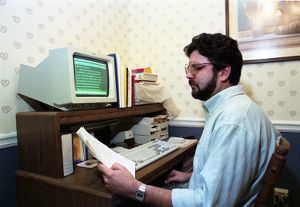 Georgia State University student, Peter Blomquist, Atlanta, Georgia, July 5, 1991.