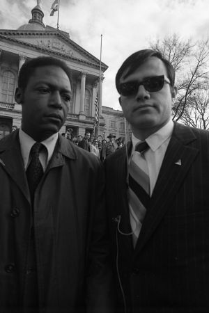 President Nixon's Secret Service officers, during Richard Russell's funeral service, Georgia State Capitol, Atlanta, January 23, 1971.
