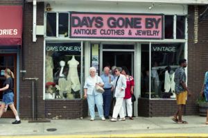 Street scene in Little Five Points, Atlanta, Georgia, June 22, 1991.