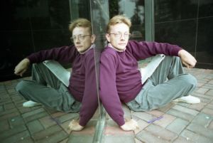 Chip Coffey, actor, playwright, psychic and medium, Gwinnett Commerce Center, Duluth, Georgia, June 26, 1991.