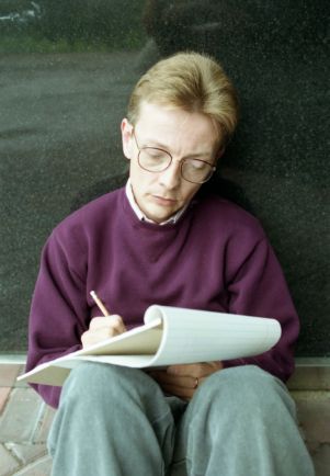 Chip Coffey, actor, playwright, psychic and medium, Gwinnett Commerce Center, Duluth, Georgia, June 26, 1991.