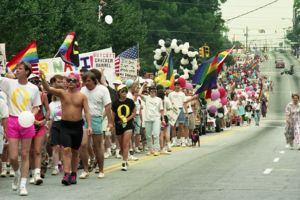 Gay Pride Day parade, Atlanta, Georgia, June 23, 1991.
