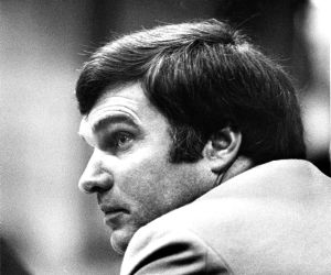 West Georgia University coach Roger Kaiser, Carrollton, Georgia, January 24, 1981.