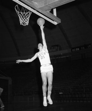 Roger Kaiser, Georgia Tech Yellow Jackets basketball team captain, Atlanta, Georgia, December 12, 1960.
